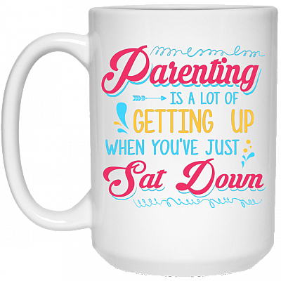 15 oz. White Mug