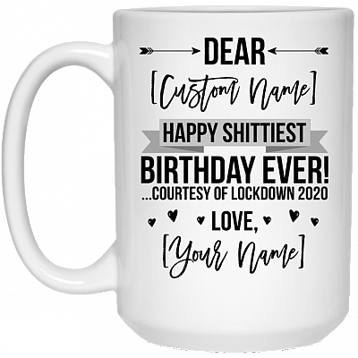 15 oz. White Mug