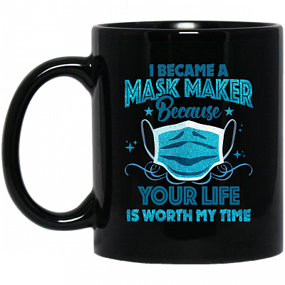 11 oz. Black Mug