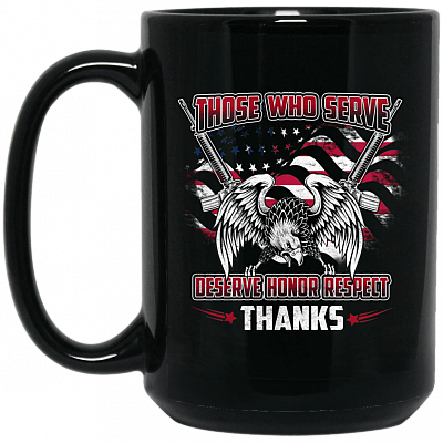 15 oz. Black Mug