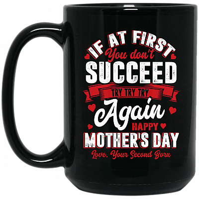 15 oz. Black Mug
