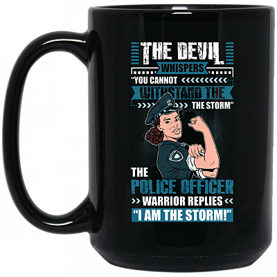 15 oz. Black Mug