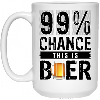 15 oz. White Mug
