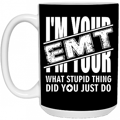 15 oz. White Mug