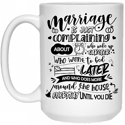15 oz. White Mug