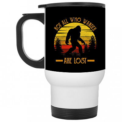 14 oz. White Travel Mug