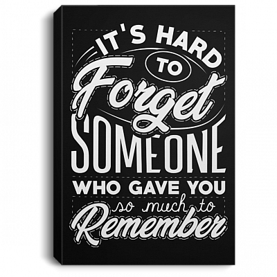 Puerto Rico It's So Hard to Forget a Place to Remember Gallery Wrapped Framed Canvas Prints - Unframed Poster