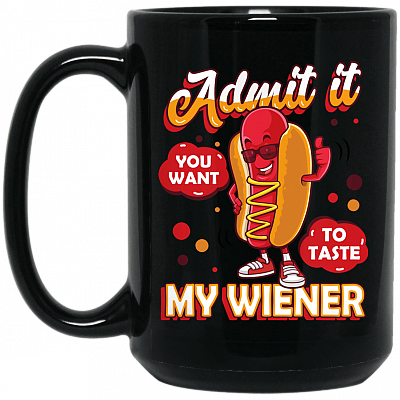 15 oz. Black Mug