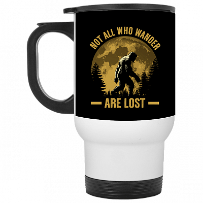 14 oz. White Travel Mug