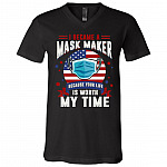 T-Shirt V-Neck Template (Official), Black, V-Neck T-Shirt