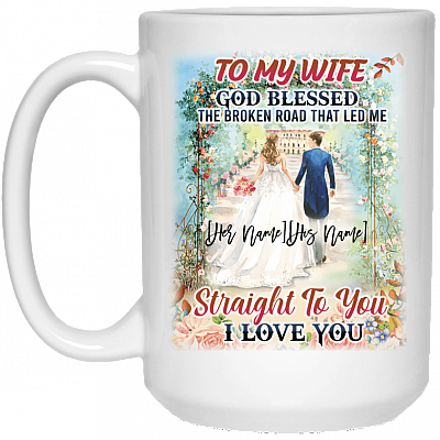 15 oz. White Mug