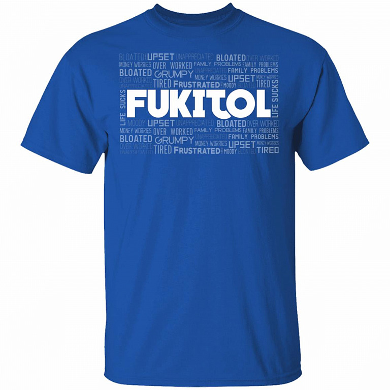 Funny Fukitol T-Shirt, Royal, Unisex T-Shirt