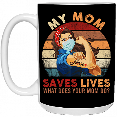 15 oz. White Mug