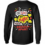 If You Can Smell My Fart You're Not Far Enough Apart-Funny Cdc Print on Back Only-Plain Front Hoodie-Sweatshirt