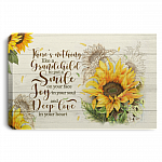 There Is Nothing Like A Grandchild Gallery Wrapped Framed Canvas Prints - Unframed Poster, White, 0.75'' Framed Canvas