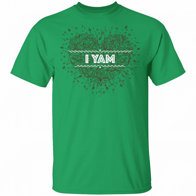 I Yam Couples - She's My Sweet Potato T-Shirt - Love You Forever Tee, Irish Green, Unisex T-Shirt