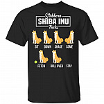 Stubborn Shiba Inu Tricks T-Shirt - Funny Shiba Dog Shirt