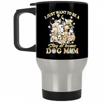 14 oz. Silver Travel Mug