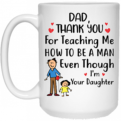 15 oz. White Mug