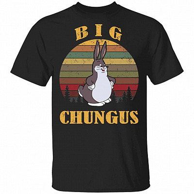 Big Chungus Vintage Retro Best T-Shirt, Black, Unisex T-Shirt