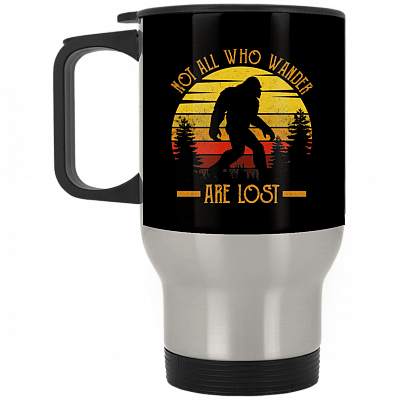 14 oz. Silver Travel Mug