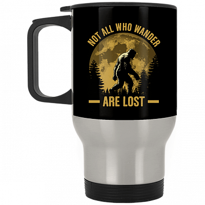 14 oz. Silver Travel Mug