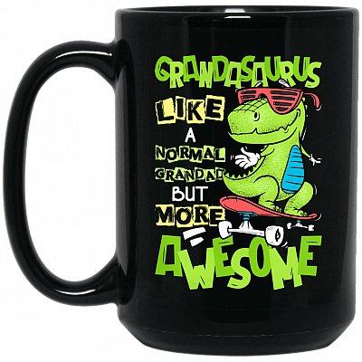 15 oz. Black Mug