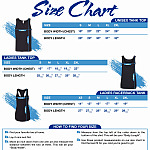 Custom Apparel Tank Top Size Chart
