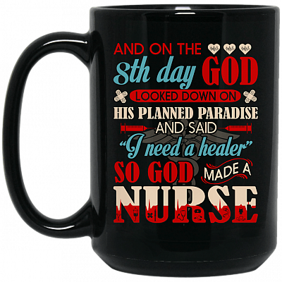 15 oz. Black Mug
