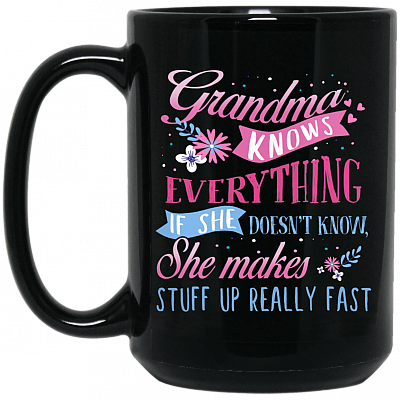 15 oz. Black Mug
