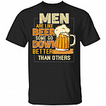 Men Are Like Beer Some Go Down Better Than Others Vintage T-Shirt - Retro Beer Shirt for Men