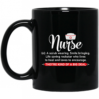 11 oz. Black Mug