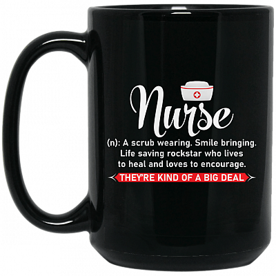 15 oz. Black Mug