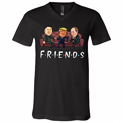 CubeBik Funny Friend Trump Putin Kim Jong-un Shirt