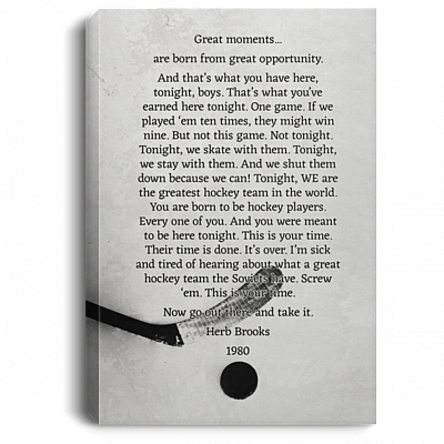 You Were Born To Be Hockey Player Framed Canvas Prints -  Unframed Poster -  Home Decor Wall Art