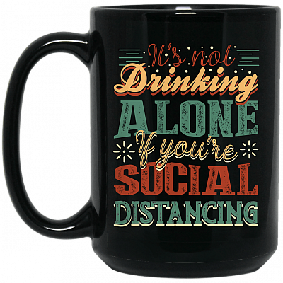 15 oz. Black Mug