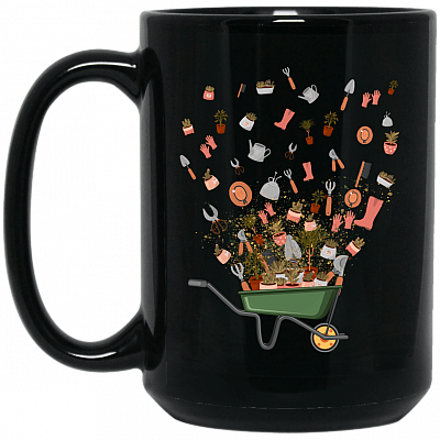 15 oz. Black Mug