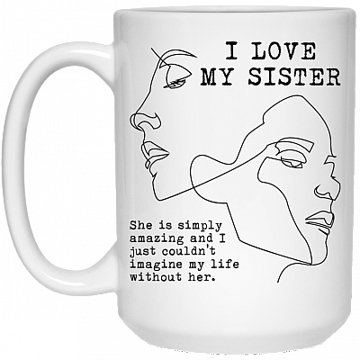 15 oz. White Mug