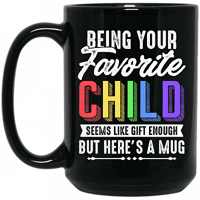 15 oz. Black Mug