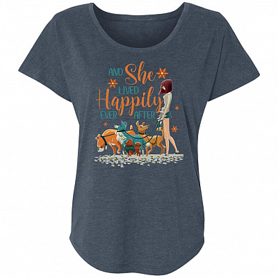 Ladies Triblend Dolman Sleeve