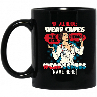 11 oz. Black Mug