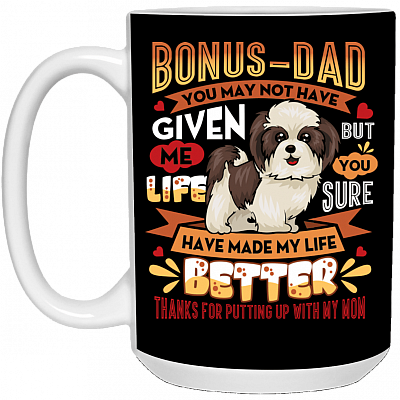 15 oz. White Mug