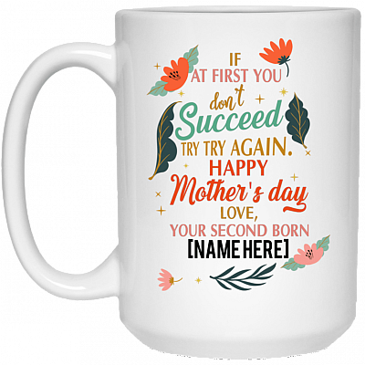 15 oz. White Mug