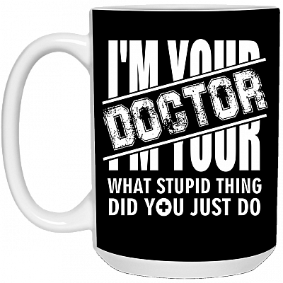 15 oz. White Mug