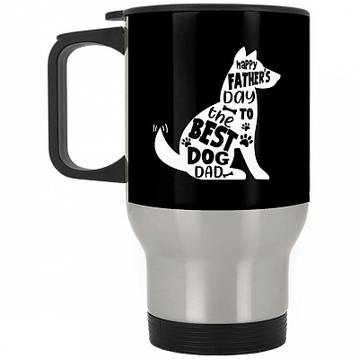 14 oz. Silver Travel Mug
