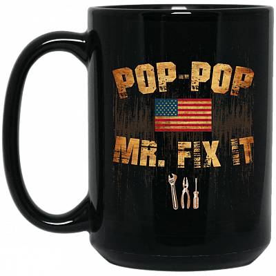 15 oz. Black Mug