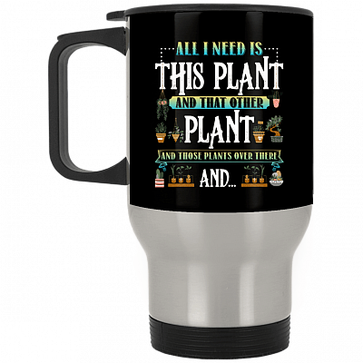 14 oz. Silver Travel Mug