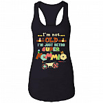 I'm Not Old I'm Just Retro Super Mommio Gaming Mom Ladies Racerback - Classic Gamer Funny Mother Gaming Shirt, Black, Ladies Racerback Tank