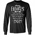 From The Kid You Inadvertently Inherited When You Decided to Shack Up with My Mom Hoodie - Sweatshirt, Black, Long Sleeve