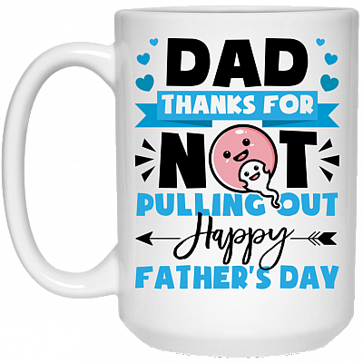 15 oz. White Mug